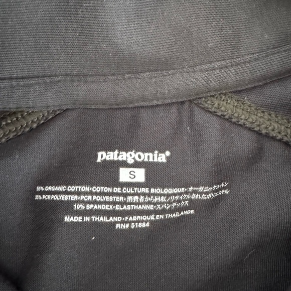 Patagonia Grey Polo Golf Shirt Short Sleeve Men's Fitted Stretch Contrast 53401 - Picture 3 of 8